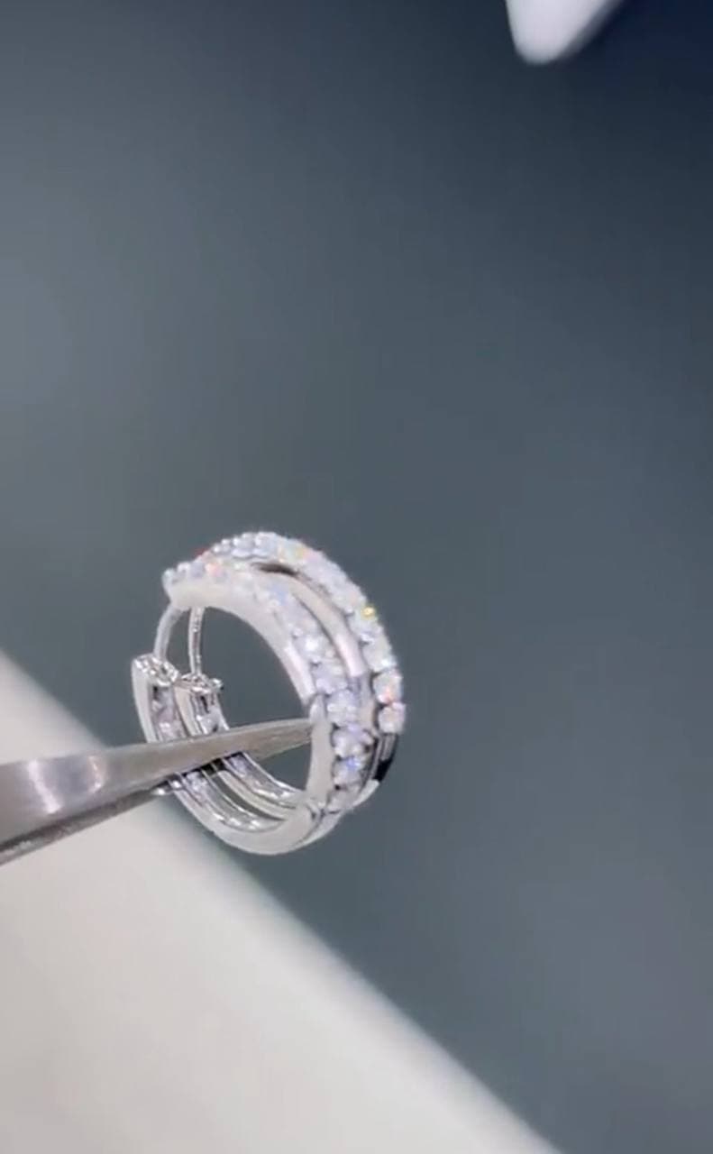 A diamond ring shown in close detail.